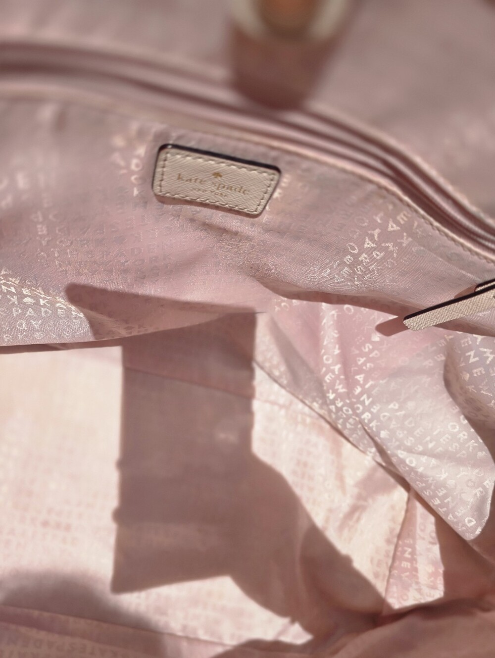 Kate Spade New York Tote Bag - Light Pink Shoulder Bag - Picture 10 of 12